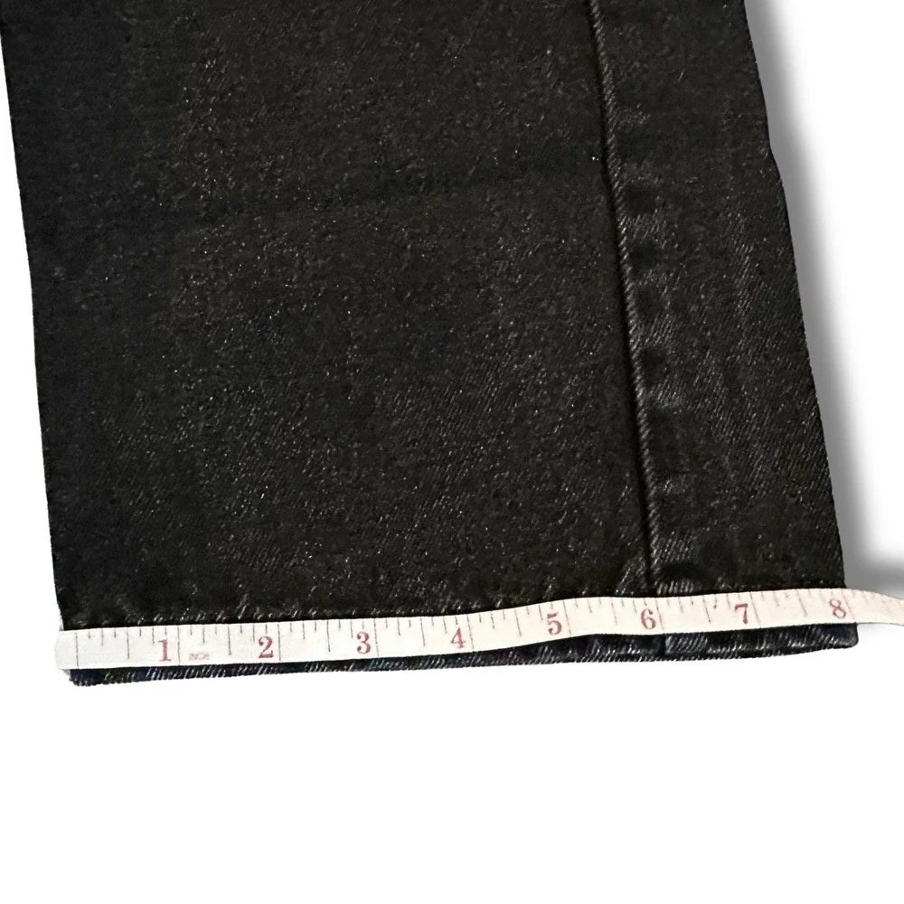 Levi's 505 Men's Jeans 34x29 Straight Leg Faded Black Denim Regular Fit Pants